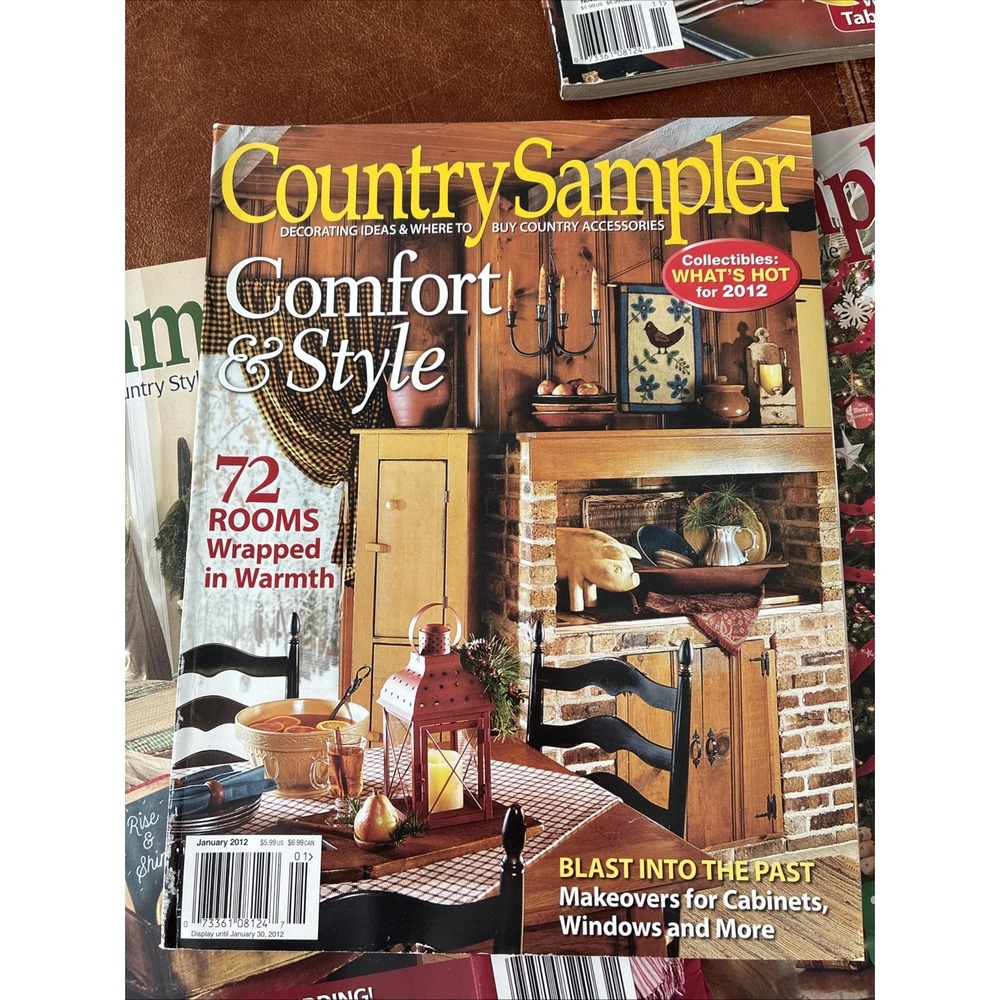 Country Sampler Magazine Lot 4 Issues Read For Dates-Decorating Ideas Home Decor - Picture 6 of 16
